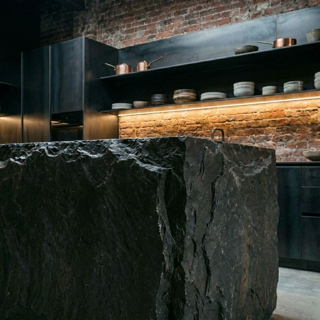 Interior design & visualisation — Industrial — Kitchen, Concept, view 3