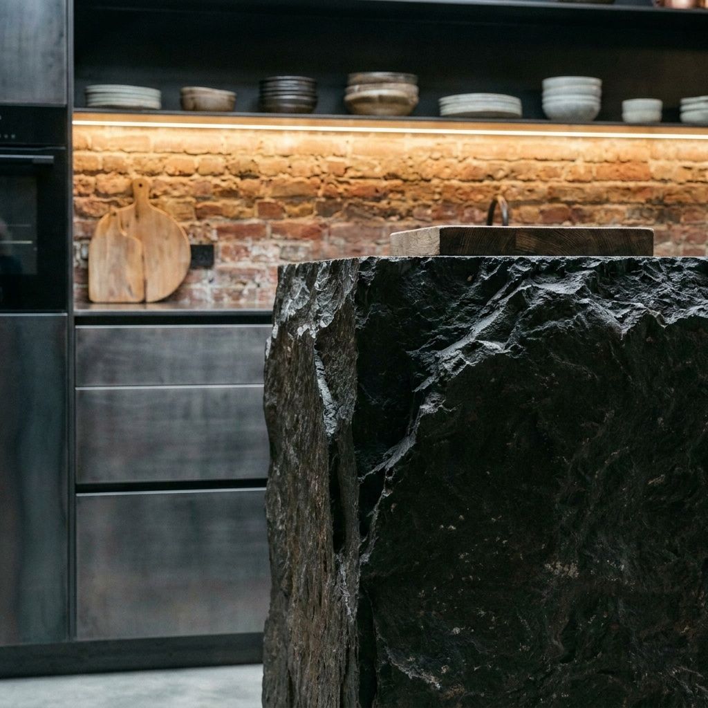 Interior design & visualisation — Industrial — Kitchen, Concept, view 3